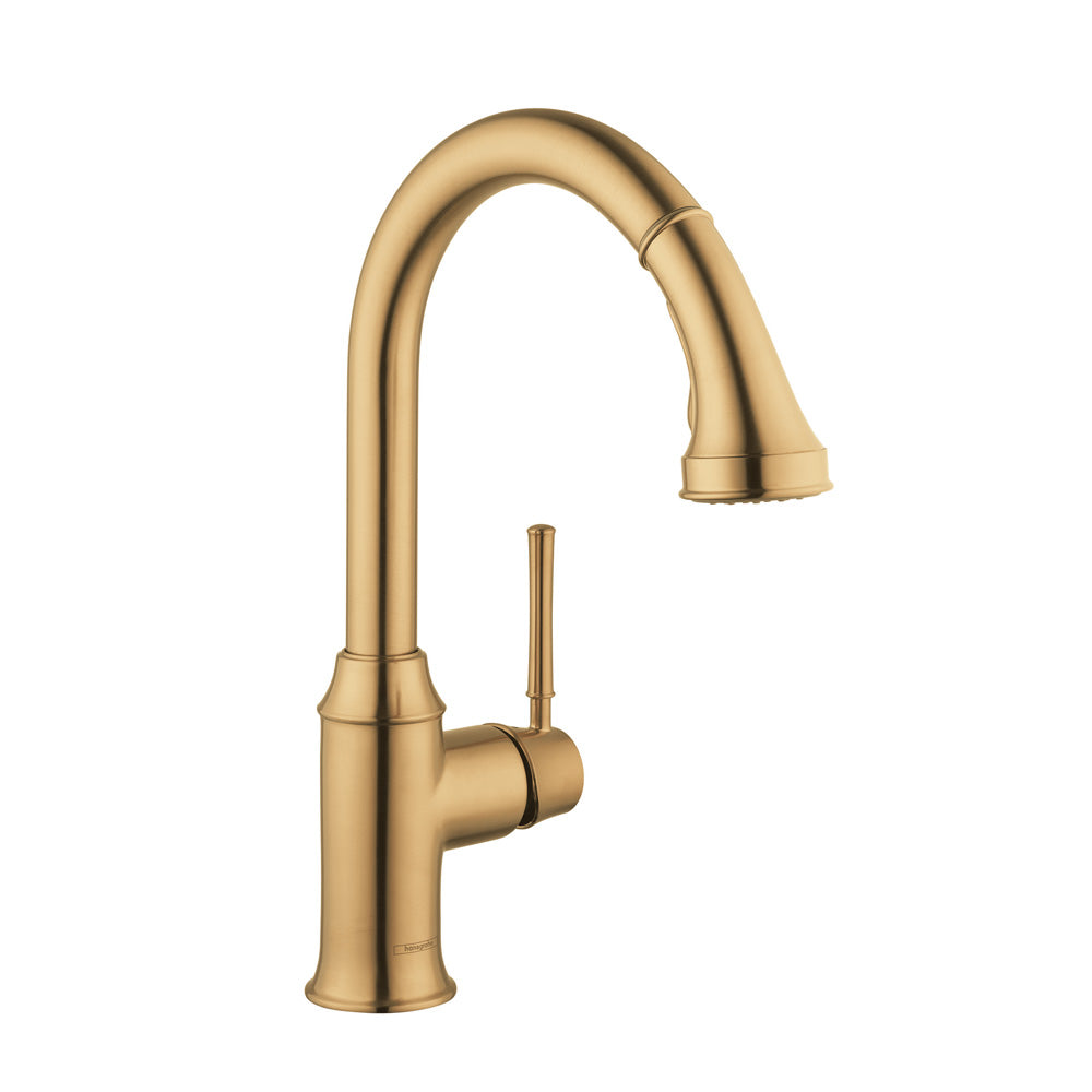 hansgrohe Talis C HighArc Kitchen Faucet, 2-Spray Pull-Down, 1.75 GPM