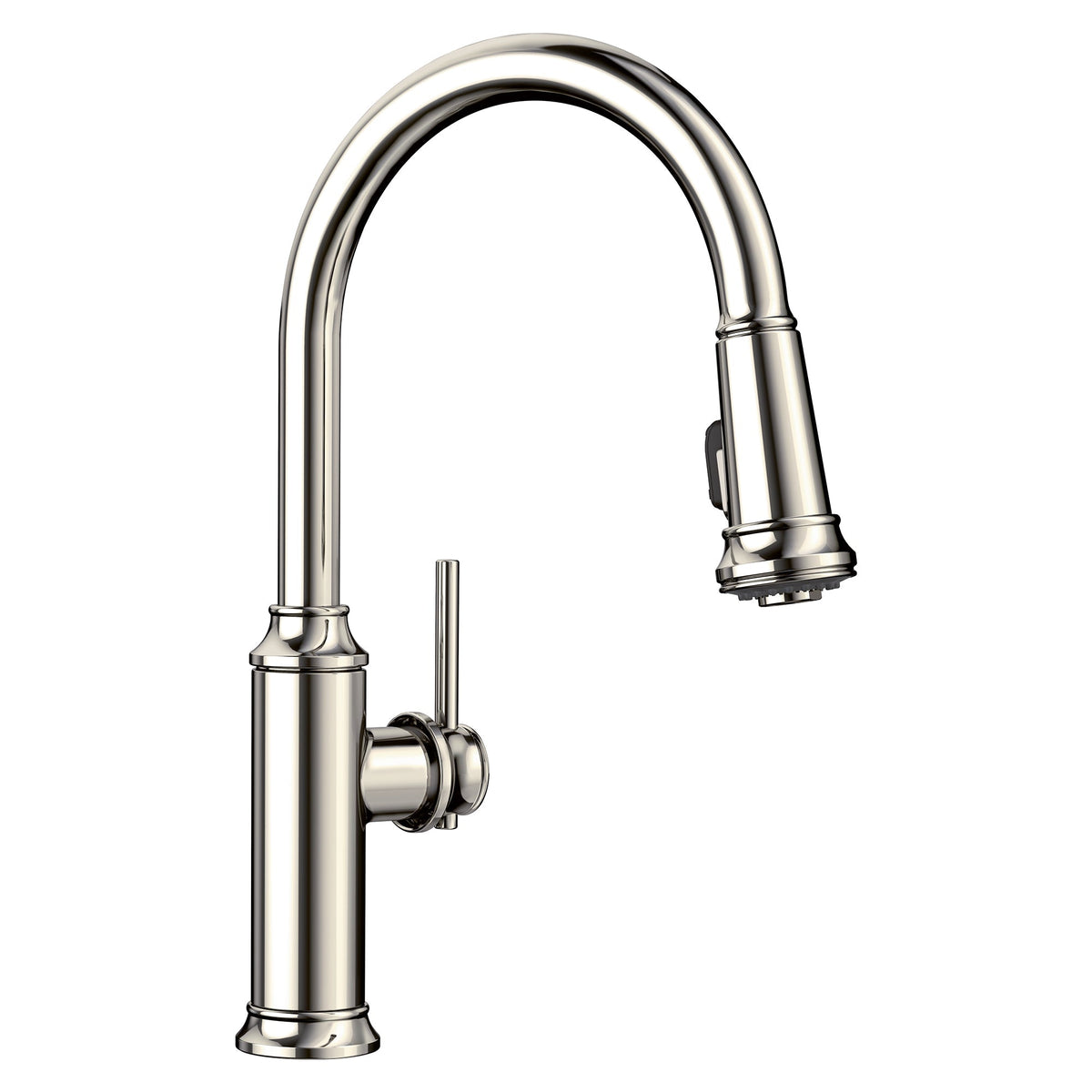 BLANCO 442502 Empressa Pull-Down Kitchen Faucet 1.5 GPM - Polished Nickel