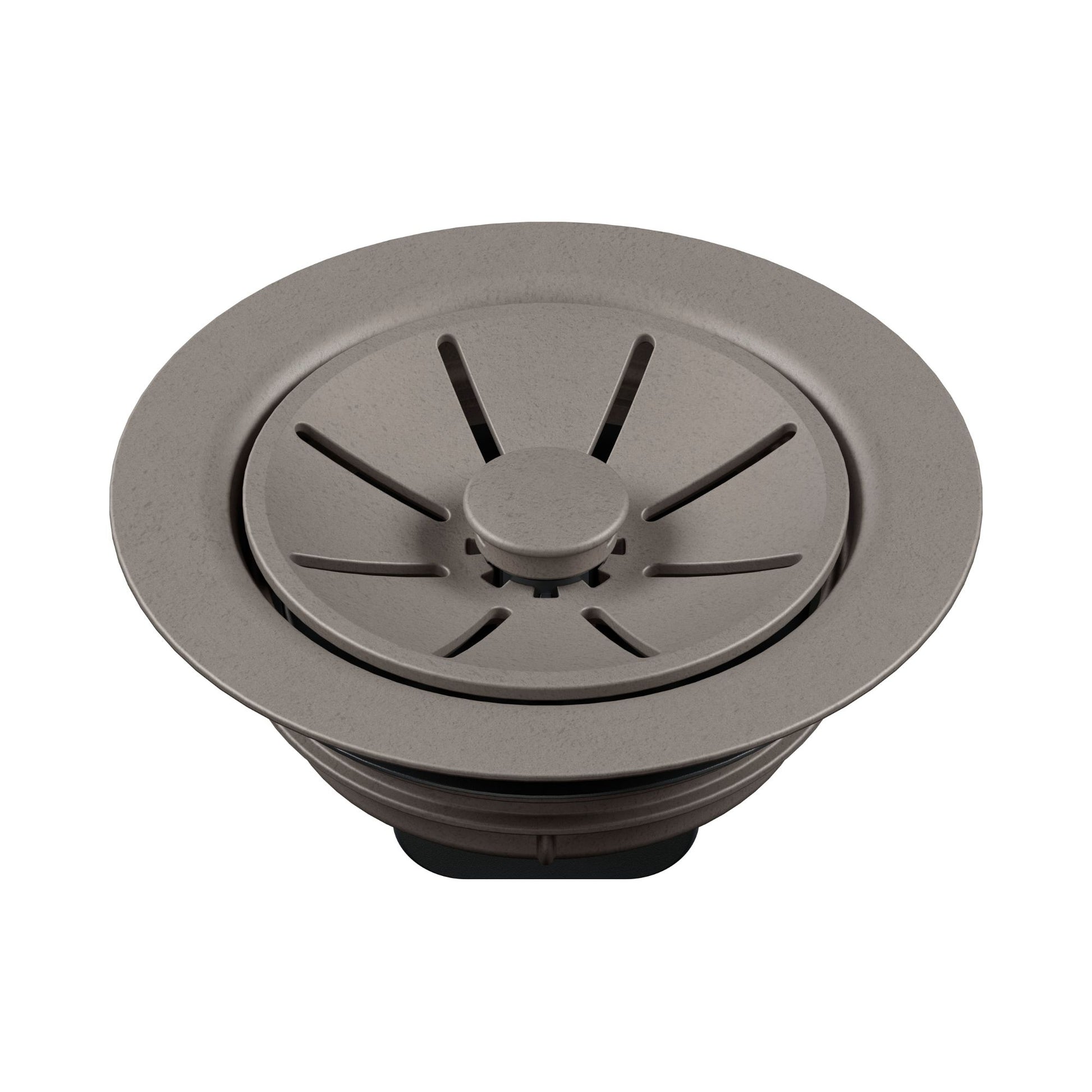 BLANCO Essential Silgranit Color-Matched Disposal Flange Insert with Waste Scraper - Truffle
