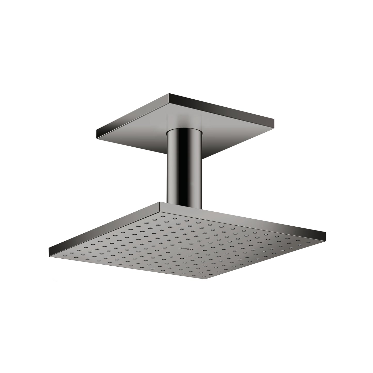 AXOR ShowerSolutions Showerhead 250 Square 2-Jet Ceiling Connection, 2.5 GPM