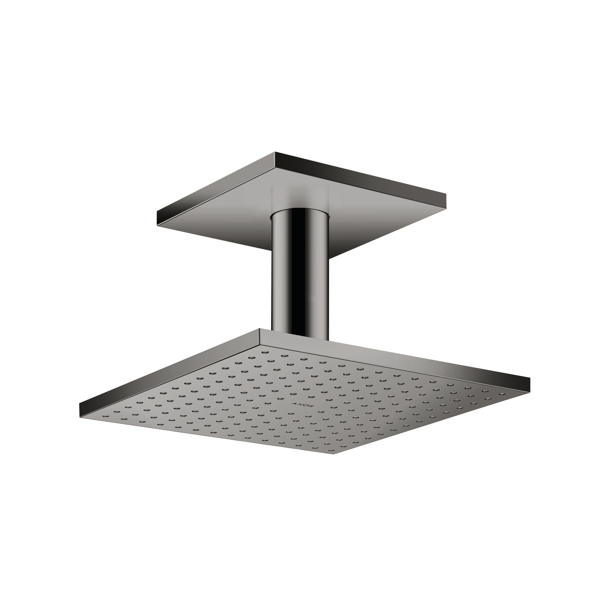 AXOR ShowerSolutions Showerhead 250 Square 2-Jet Ceiling Connection, 1.75 GPM