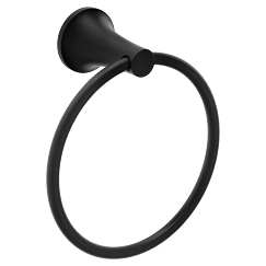 Moen Pyrite Towel Ring, Bl