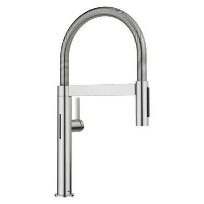BLANCO Culina II Mini Sensor Pull-Down Dual-Spray Kitchen Faucet - Pvd Steel