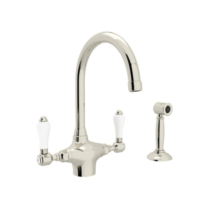 ROHL A1676WS San Julio® Two Handle Kitchen Faucet With Side Spray