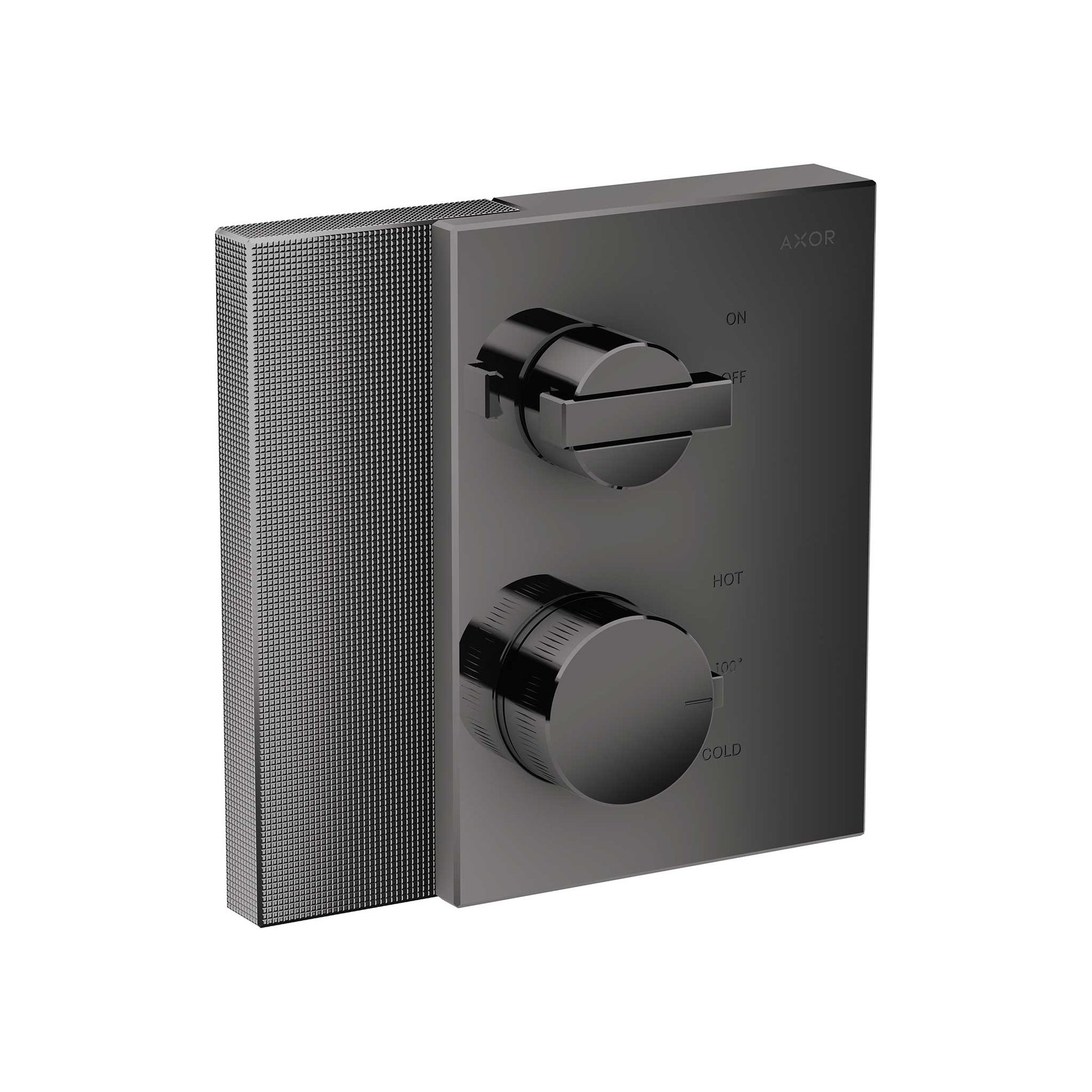 AXOR Edge Thermostatic Trim with Volume Control - Diamond Cut