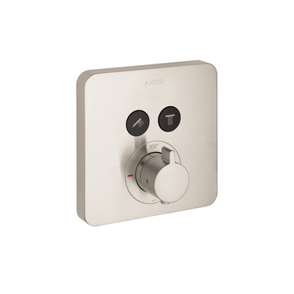 AXOR ShowerSelect Thermostatic Trim SoftCube for 2 Functions