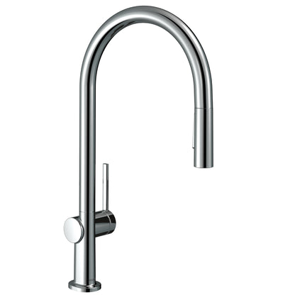hansgrohe Talis N HighArc Kitchen Faucet, O-Style 2-Spray Pull-Down, 1.5 GPM