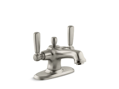 KOHLER K-10579-4 Bancroft Monoblock bathroom sink faucet, 1.2 gpm