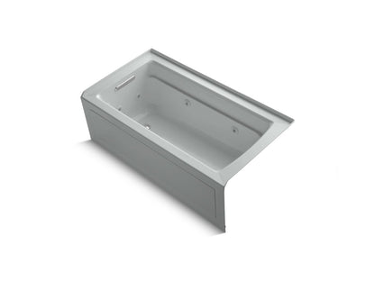 KOHLER K-1122-HL Archer 60" x 32" alcove heated whirlpool bath, left drain