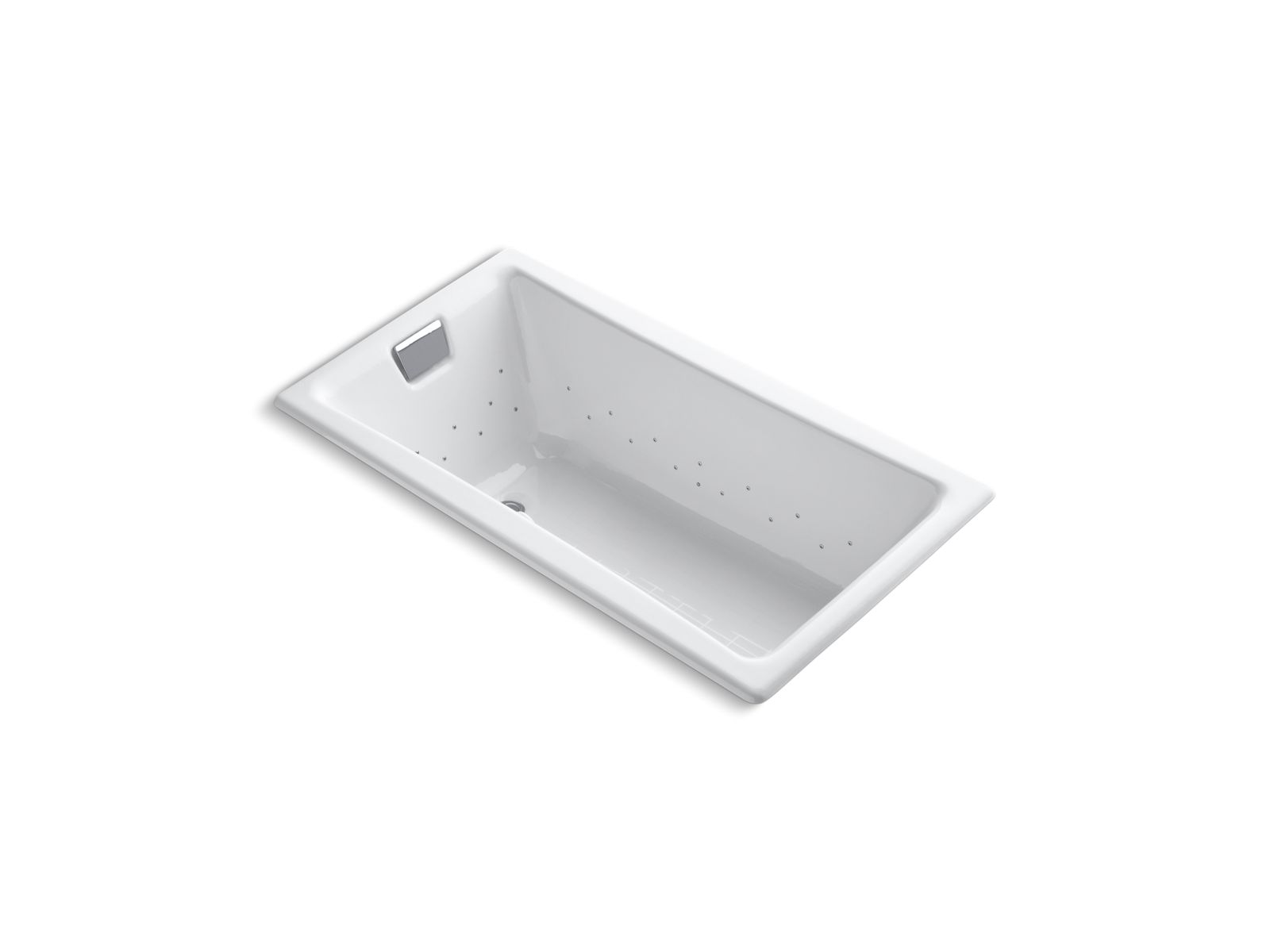 KOHLER K-852-GHCP Tea-for-Two 60" x 32" drop-in Heated BubbleMassage air bath