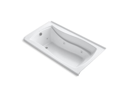 KOHLER K-1224-LW Mariposa 66" x 36" alcove whirlpool bath with Bask heated surface, left drain