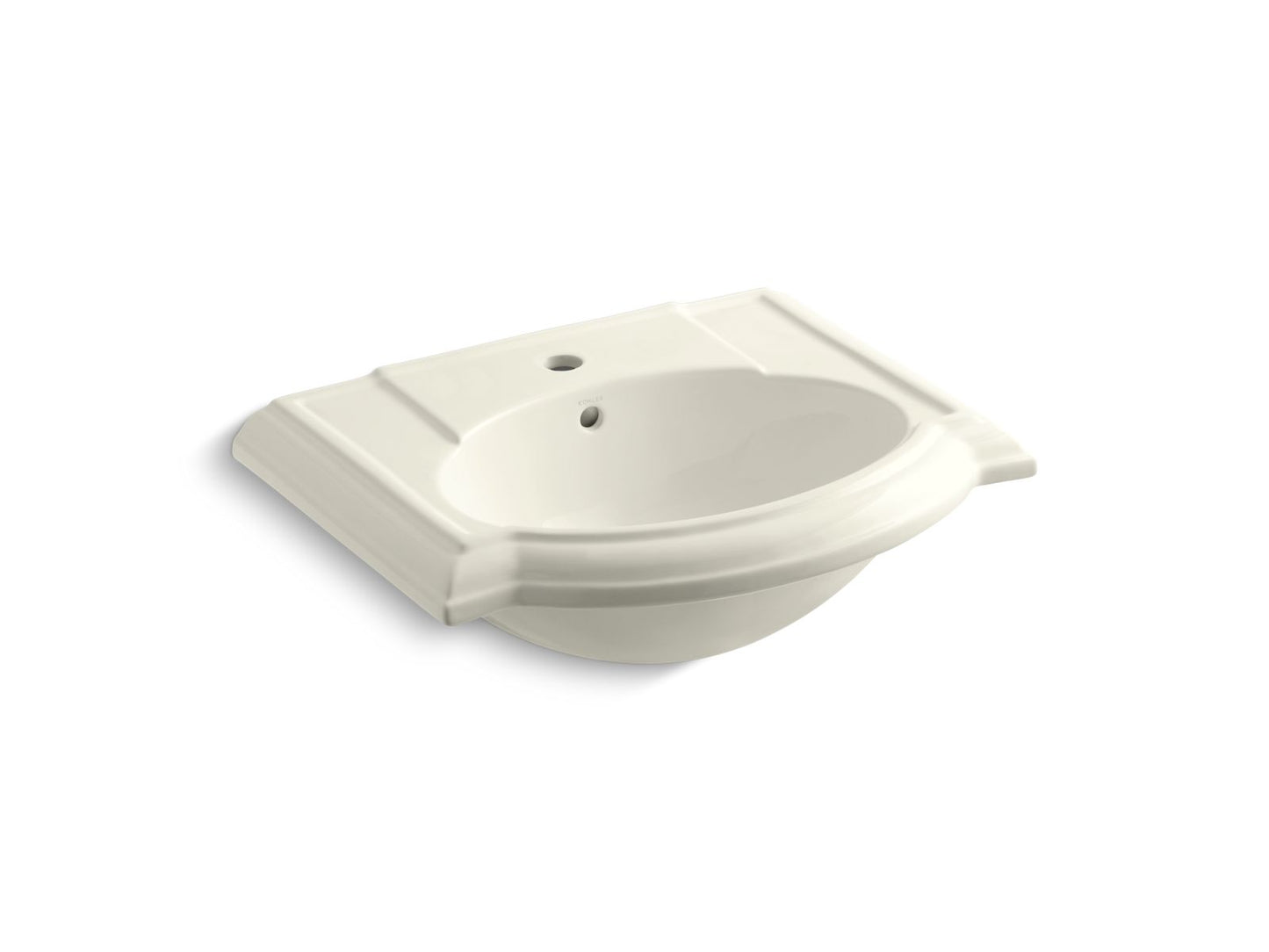 KOHLER K-2287-1 Devonshire 24-1/4" rectangular pedestal bathroom sink
