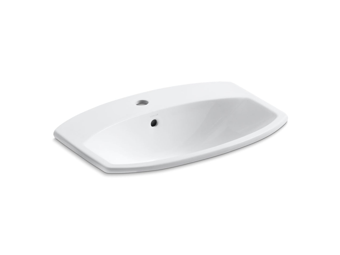 KOHLER K-2351-1 Cimarron 22-3/4" rectangle drop-in bathroom sink