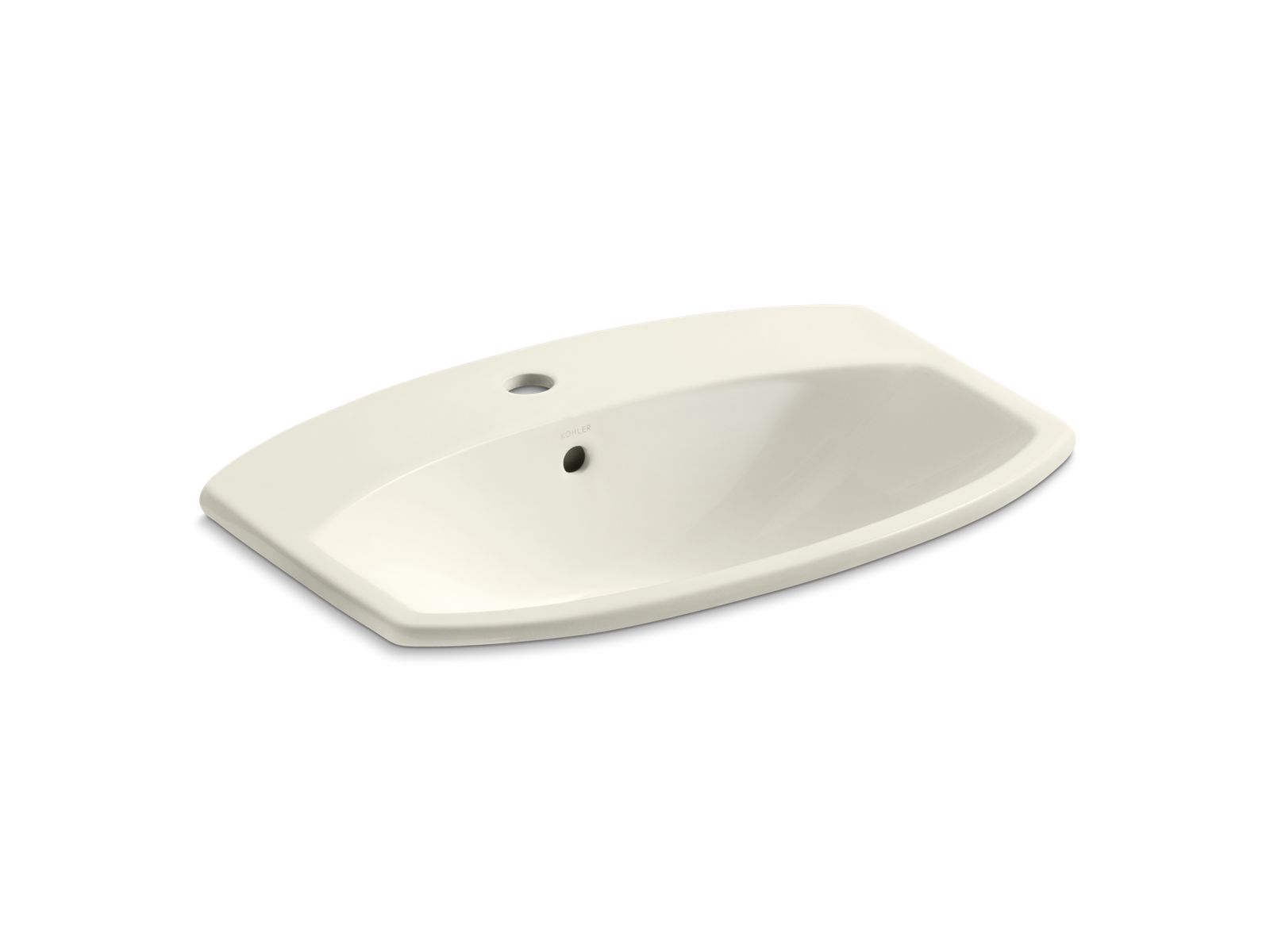 KOHLER K-2351-1 Cimarron 22-3/4" rectangle drop-in bathroom sink