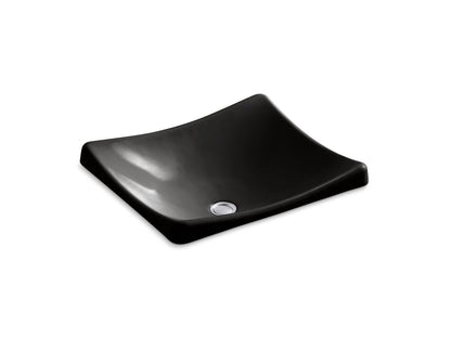 KOHLER K-2833 DemiLav 18-1/4" rectangular vessel bathroom sink, no overflow