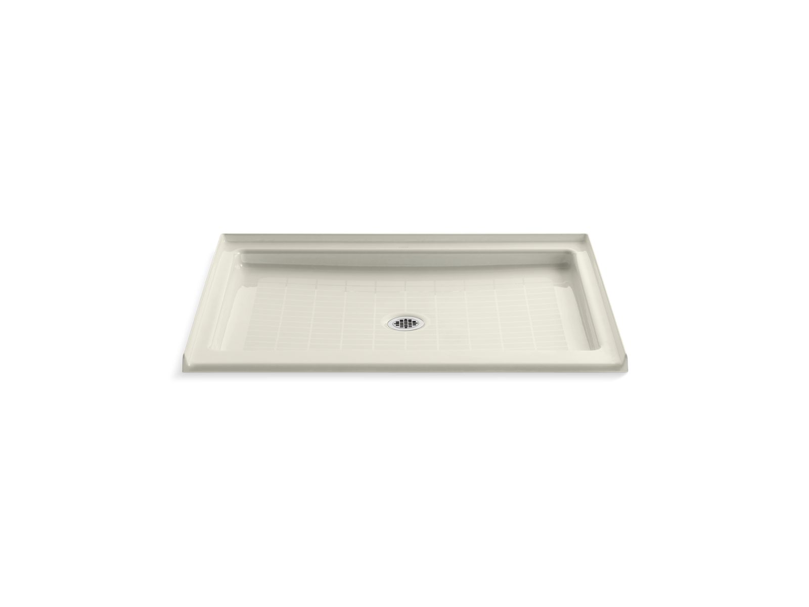 KOHLER Purist 48" x 36" alcove shower base, center drain