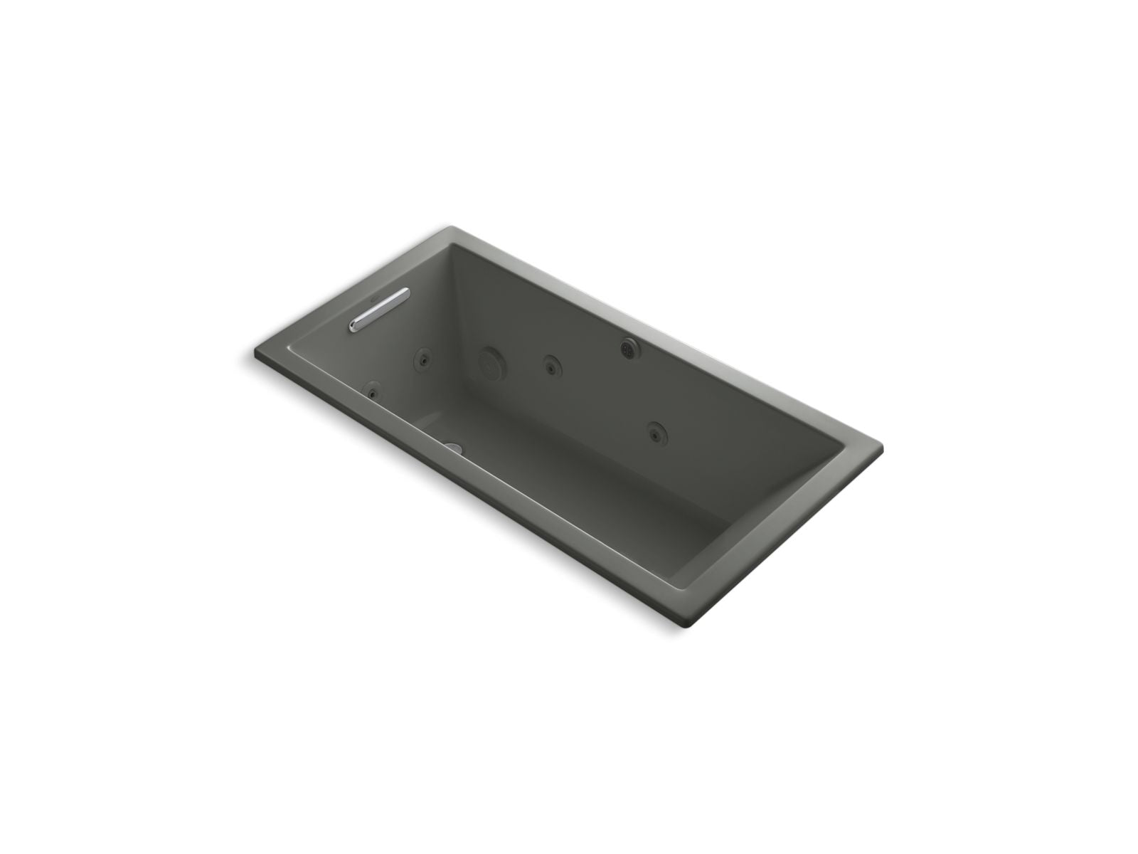 KOHLER K-1167-JH Underscore 60" x 30" drop-in heated whirlpool bath