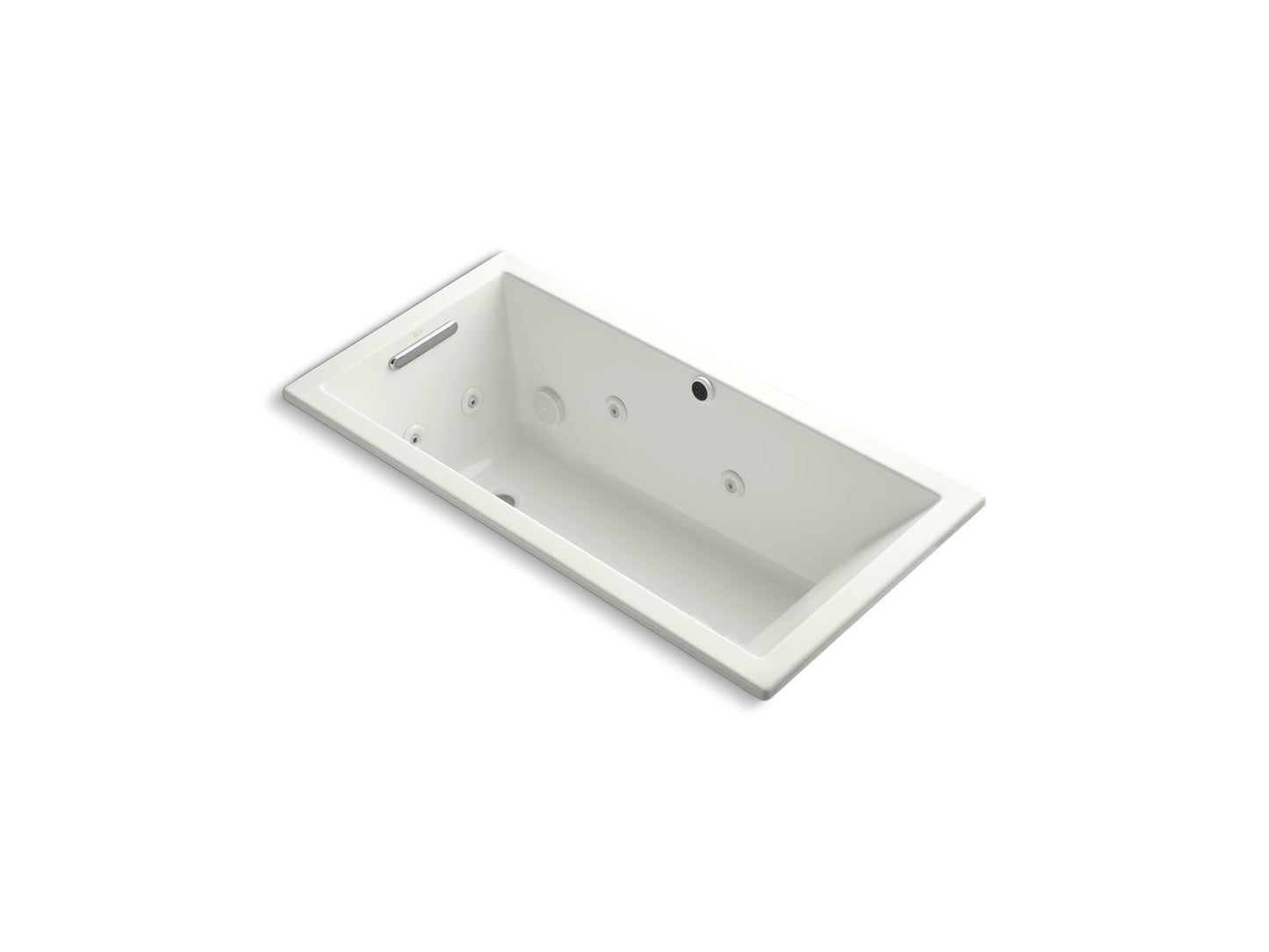 KOHLER K-1167-JH Underscore 60" x 30" drop-in heated whirlpool bath