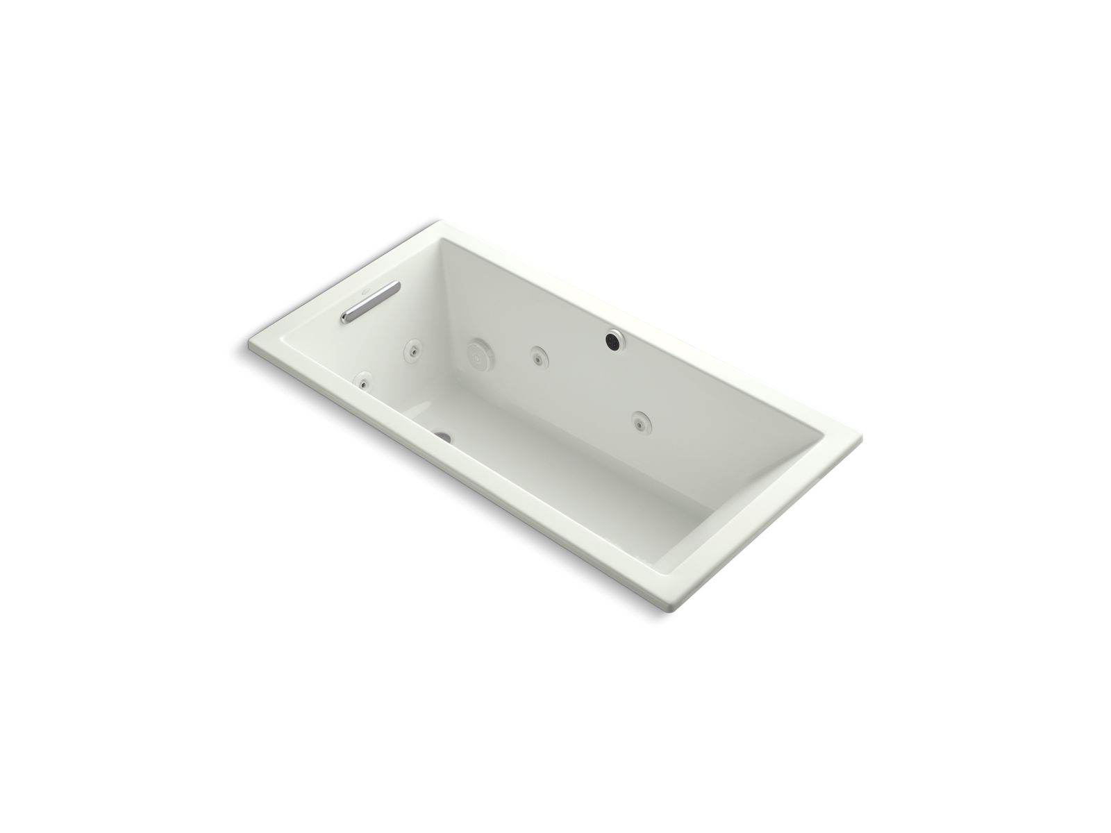 KOHLER K-1167-JH Underscore 60" x 30" drop-in heated whirlpool bath