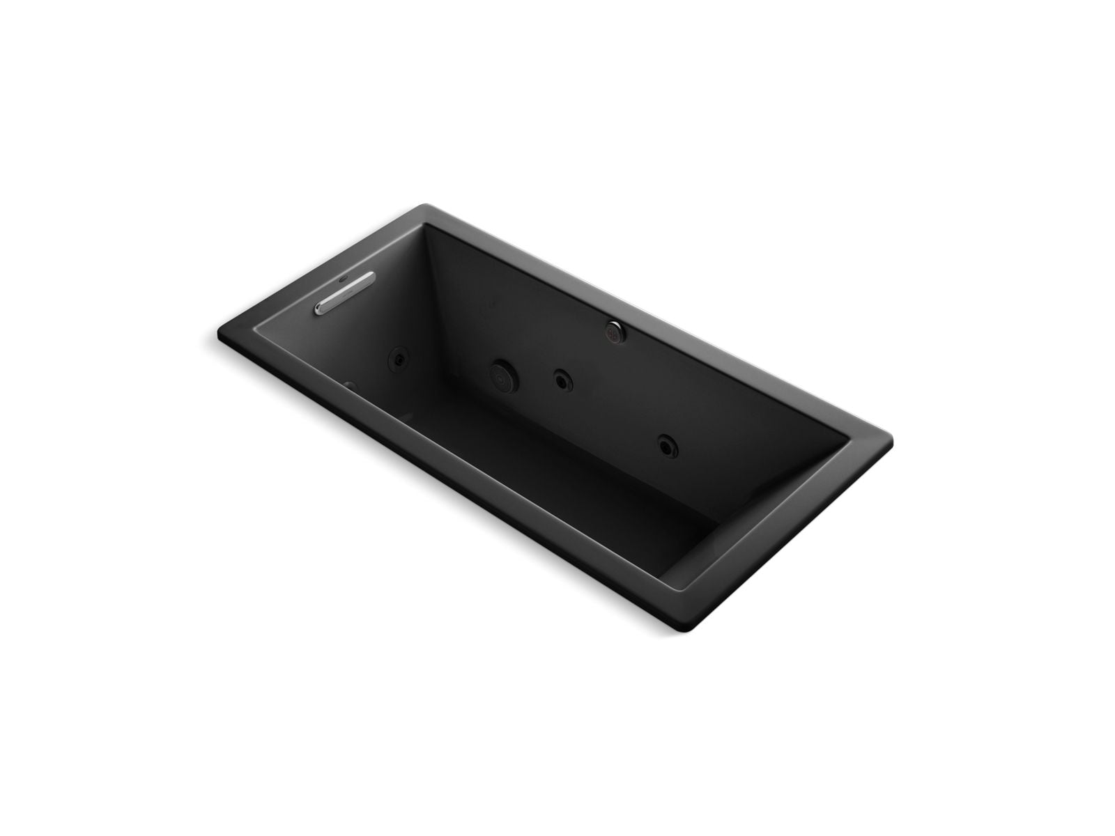 KOHLER K-1822-JH Underscore 66" x 32" drop-in heated whirlpool bath