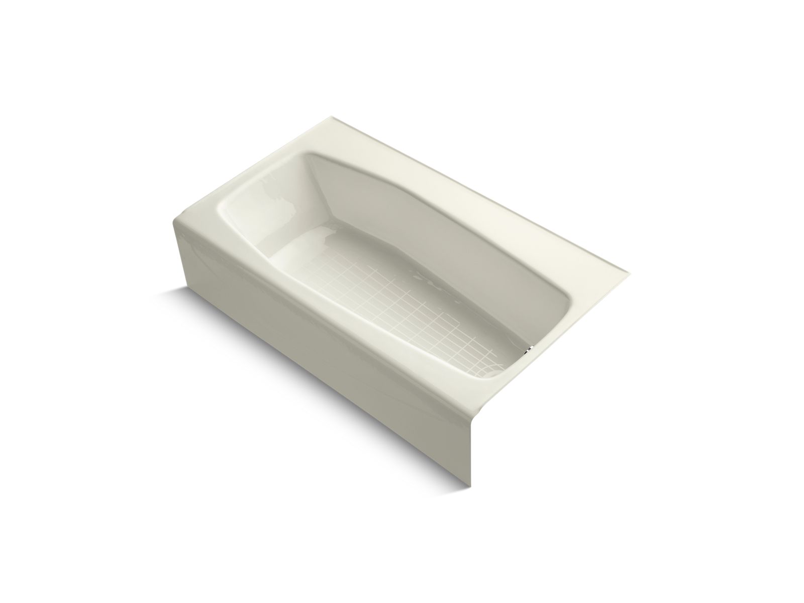 KOHLER K-714 Villager 60" x 34-1/4" alcove bath, right drain