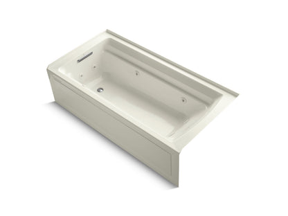 KOHLER K-1124-LA Archer 72" x 36" alcove whirlpool bath with alcove, left drain