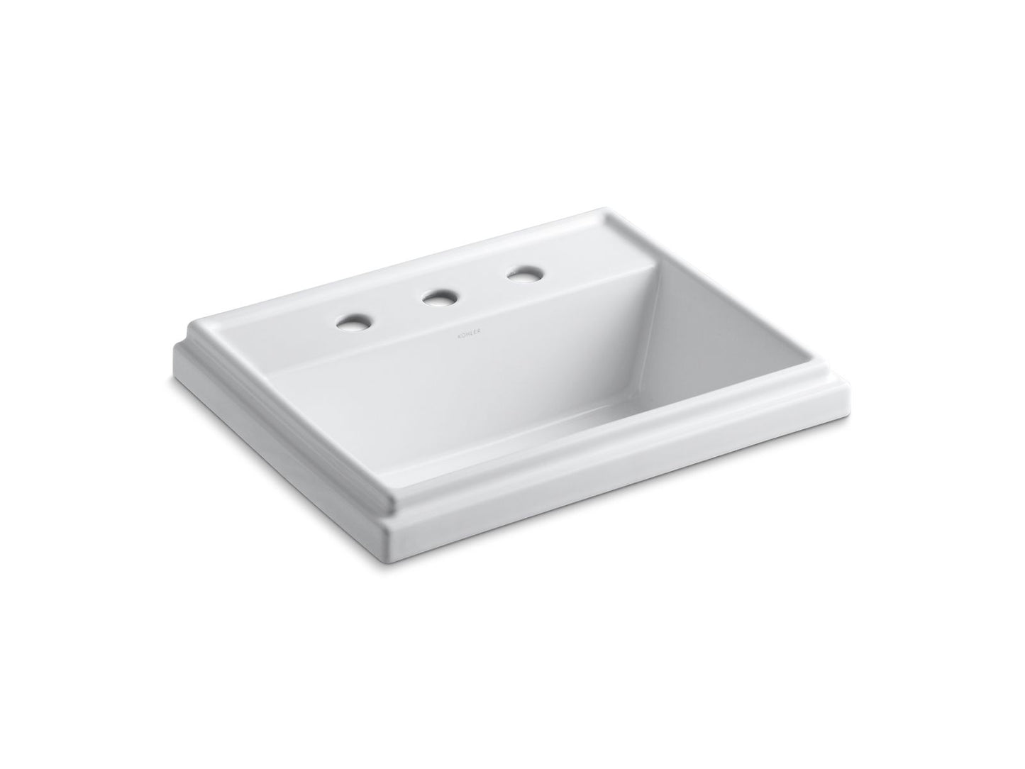 KOHLER K-2991-8 Tresham 21-3/4" rectangular drop-in bathroom sink