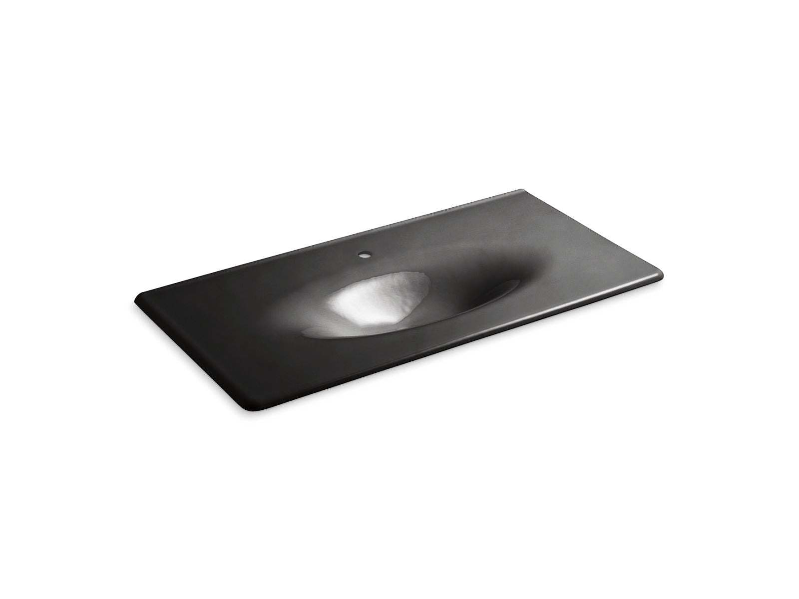 KOHLER Iron/Impressions 43" Enameled cast iron vanity top with integrated oval sink