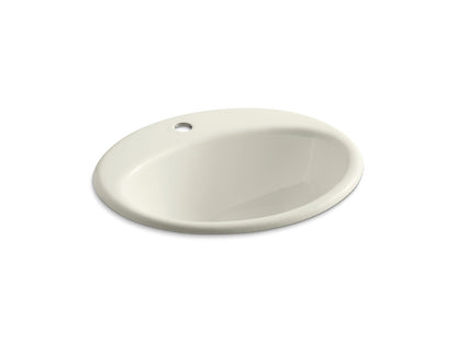 KOHLER Farmington 19-1/4" oval drop-in bathroom sink