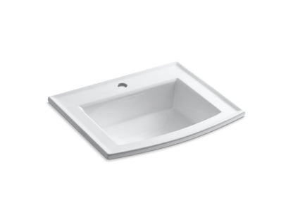 KOHLER Archer 22-3/4" rectangular drop-in bathroom sink