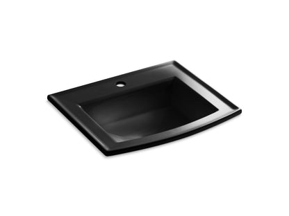 KOHLER Archer 22-3/4" rectangular drop-in bathroom sink