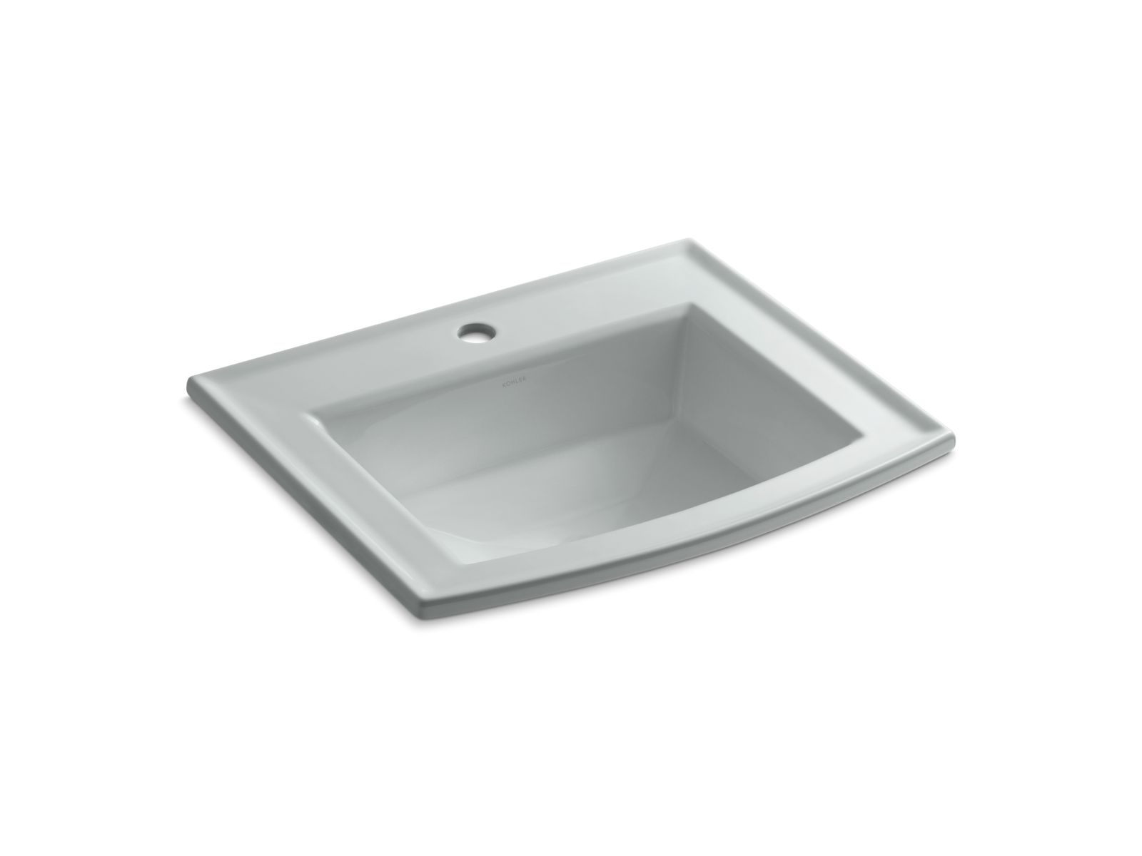 KOHLER Archer 22-3/4" rectangular drop-in bathroom sink