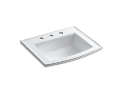 KOHLER Archer 22-3/4" rectangular drop-in bathroom sink