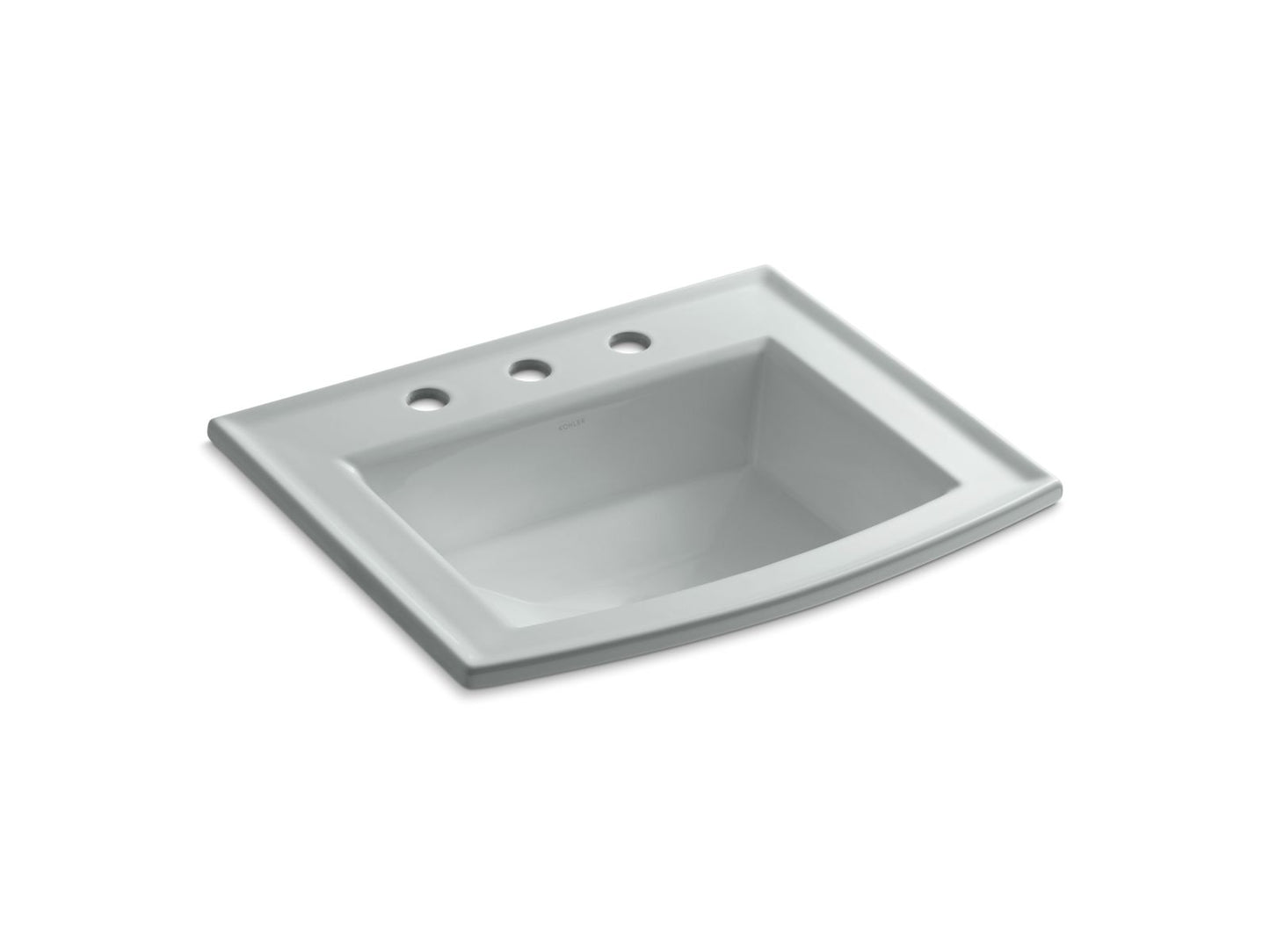 KOHLER Archer 22-3/4" rectangular drop-in bathroom sink