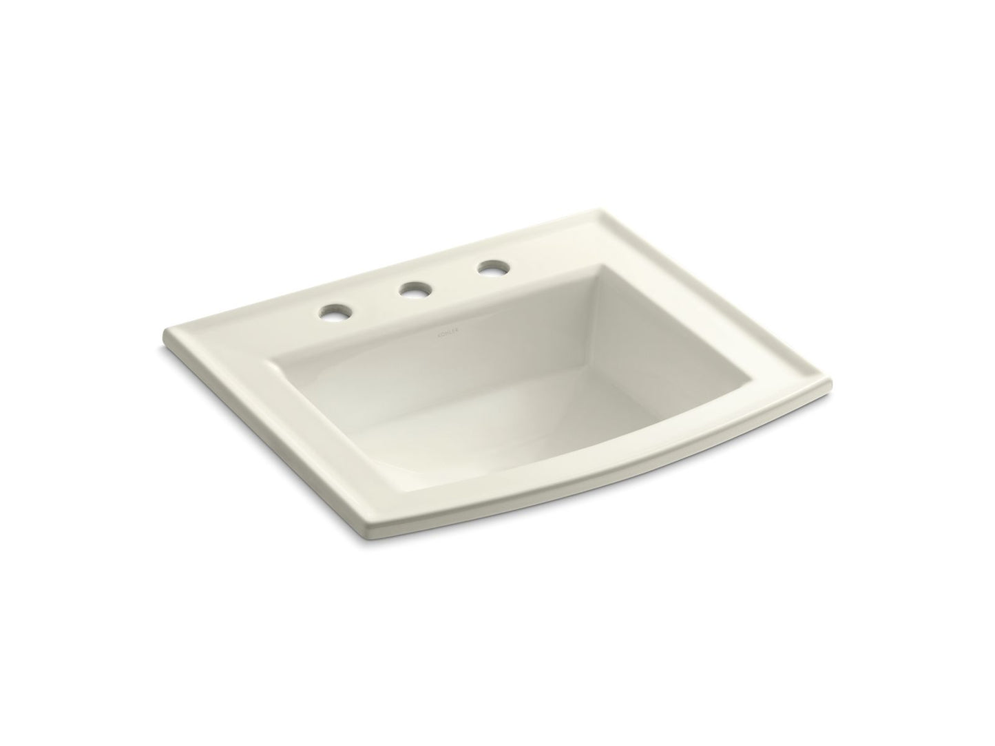 KOHLER Archer 22-3/4" rectangular drop-in bathroom sink