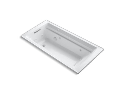 KOHLER K-1124-H Archer 72" x 36" drop-in heated whirlpool bath