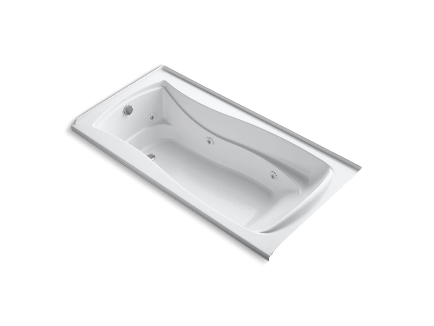 KOHLER K-1257-L Mariposa 72" x 36" alcove whirlpool bath, left drain