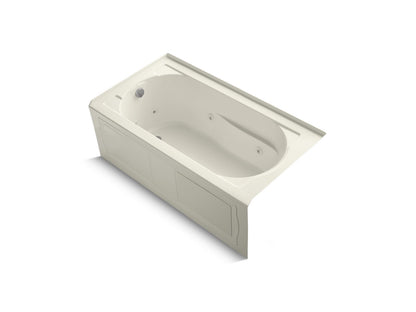 KOHLER K-1357-LA Devonshire 60" x 32" alcove whirlpool bath, left drain