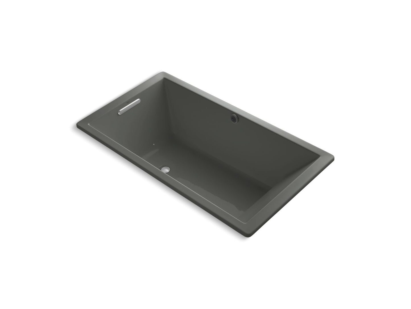 KOHLER K-1173-GH Underscore 66" x 36" drop-in Heated BubbleMassage air bath