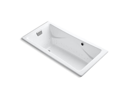 KOHLER K-865-GH0 Tea-for-Two 71-3/4" x 36" drop-in Heated BubbleMassage air bath