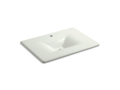 KOHLER Iron/Impressions 31" Enameled cast iron vanity top with integrated rectangular sink
