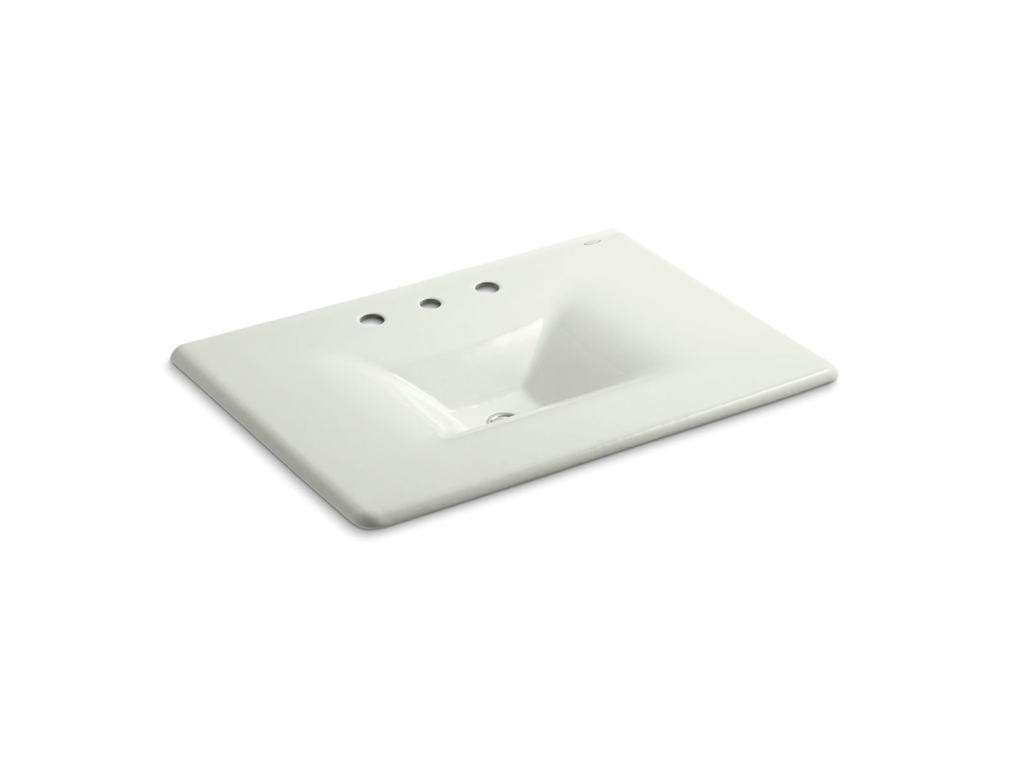 KOHLER Iron/Impressions 31" Enameled cast iron vanity top with integrated rectangular sink