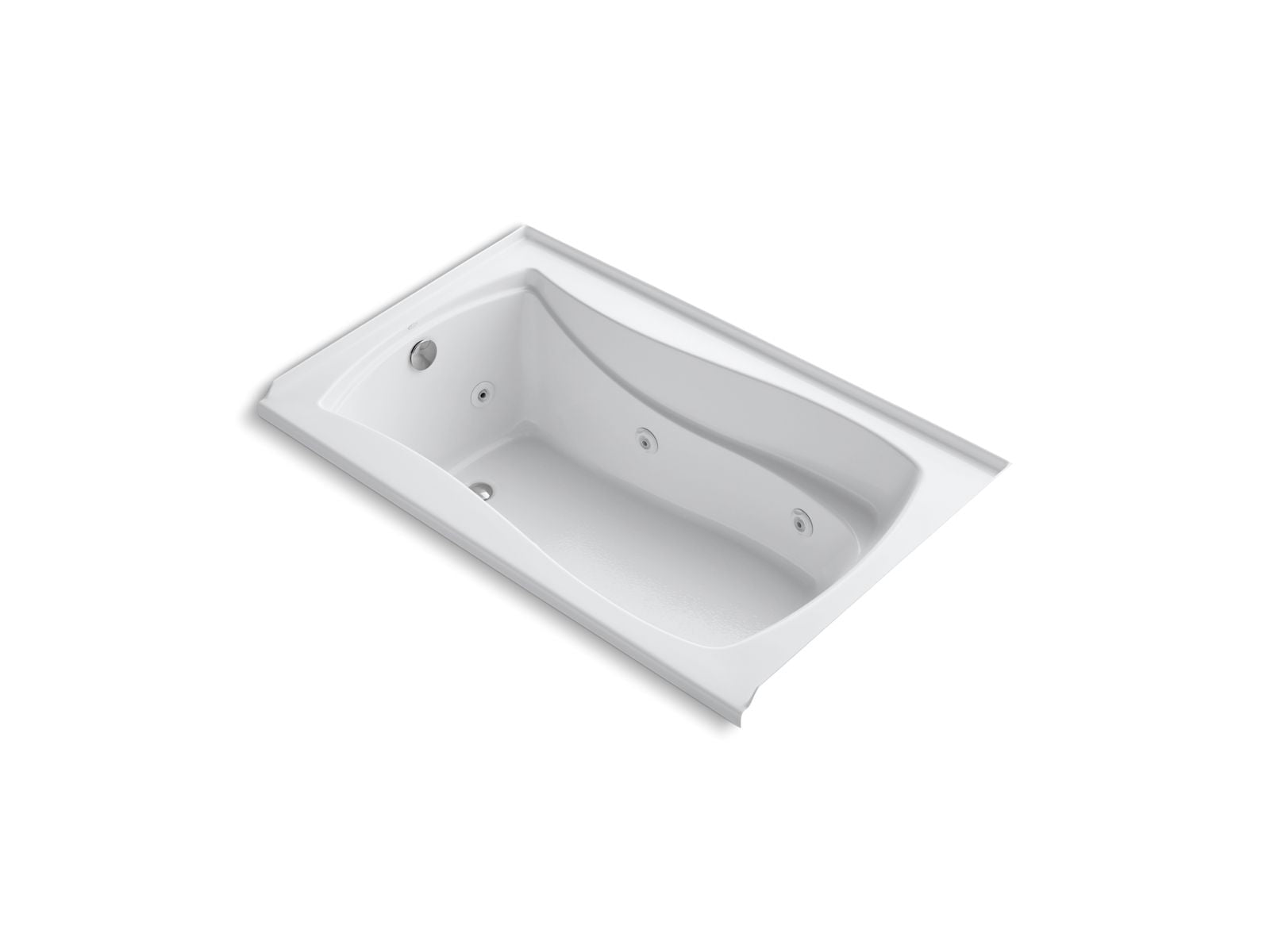 KOHLER K-1239-L Mariposa 60" x 36" alcove whirlpool, left drain