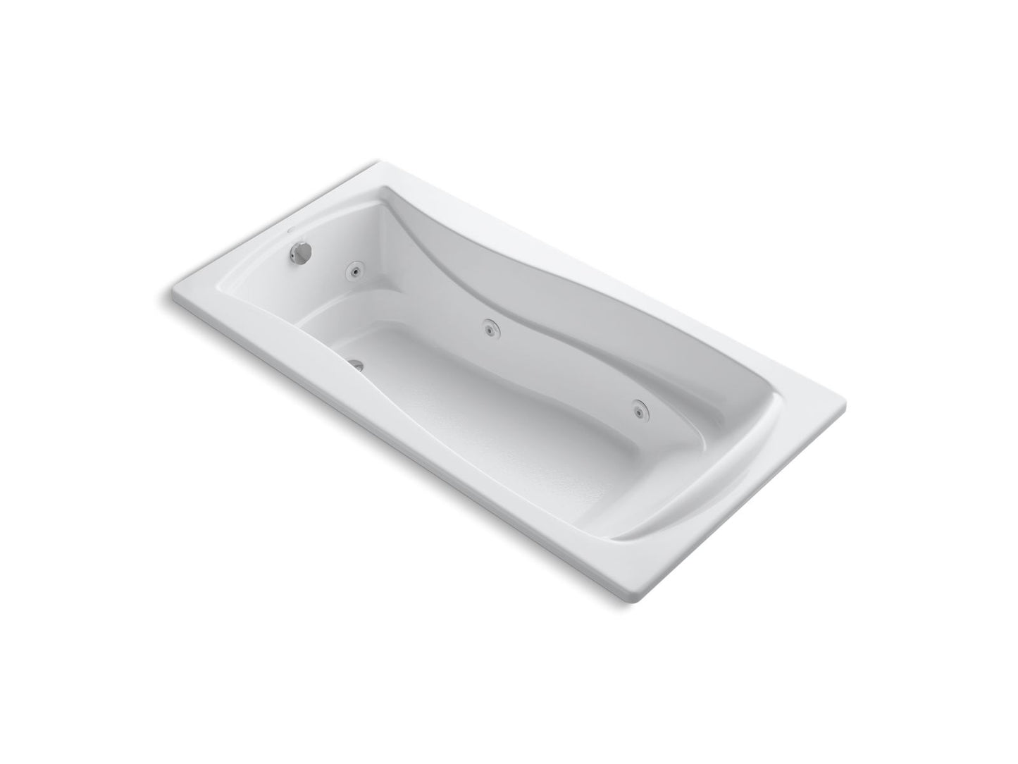 KOHLER K-1257-H Mariposa 72" x 36" drop-in heated whirlpool bath