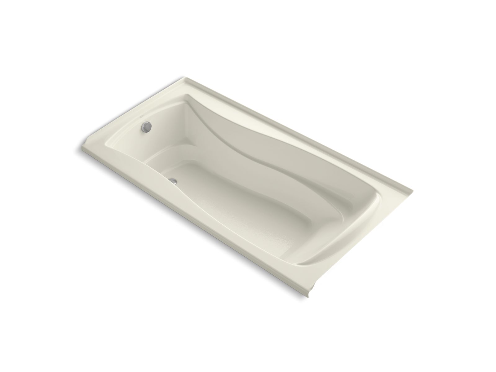 KOHLER K-1257-GHLF Mariposa 72" x 36" alcove Heated BubbleMassage air bath, left drain