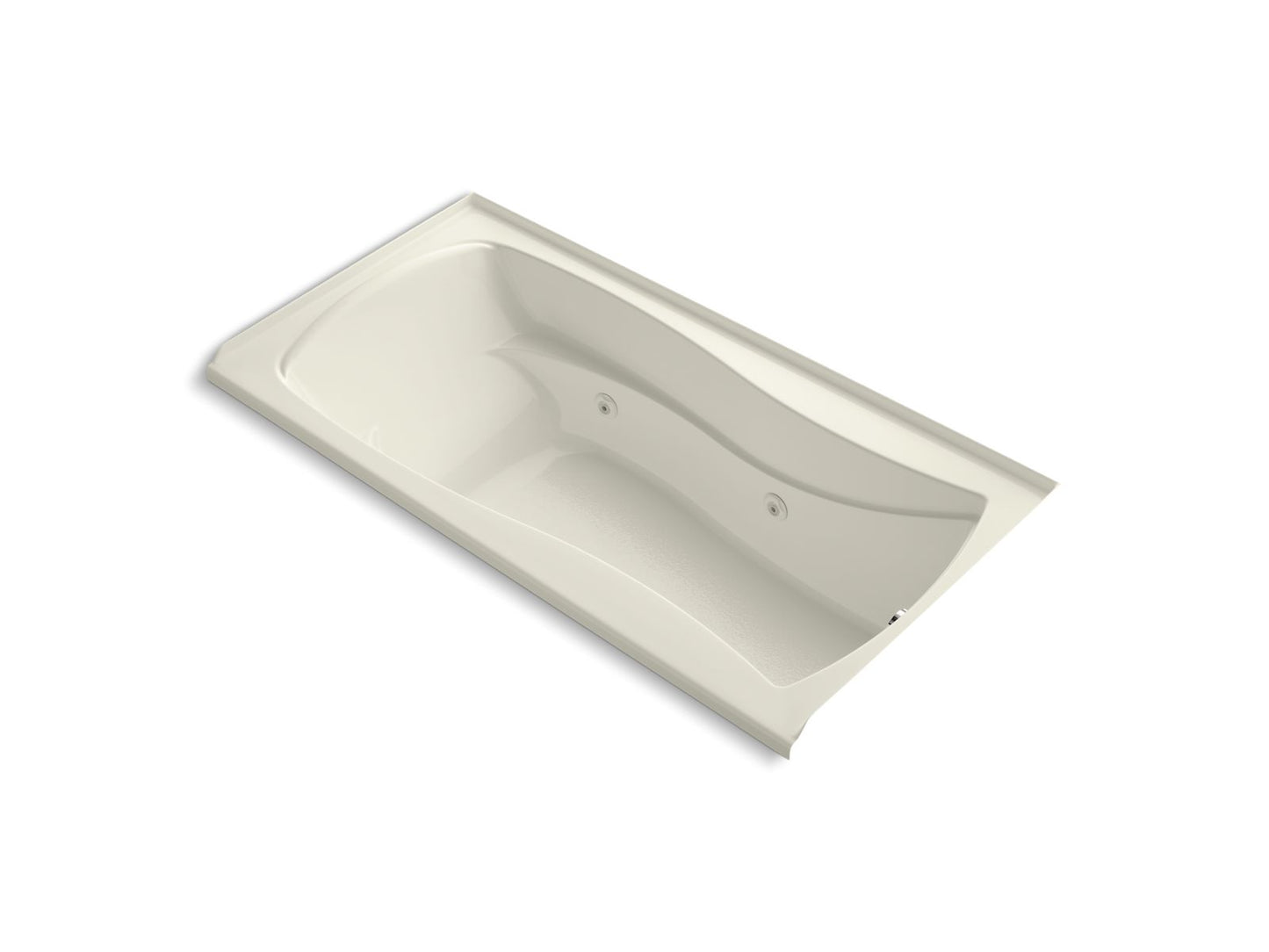 KOHLER K-1257-RH Mariposa 72" x 36" alcove heated whirlpool bath, right drain