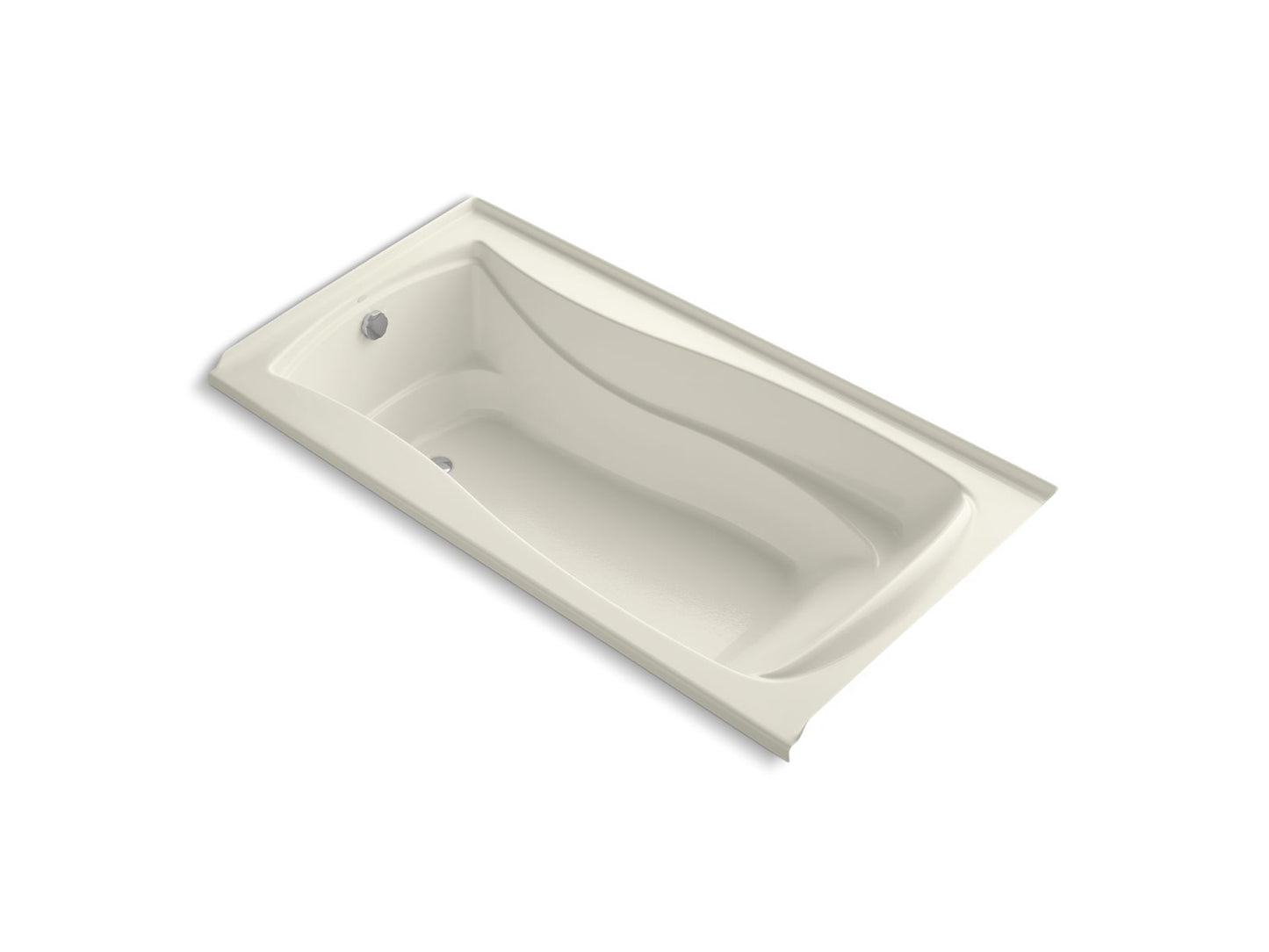 KOHLER K-1259-LW Mariposa 72" x 36" alcove bath with Bask heated surface, left drain