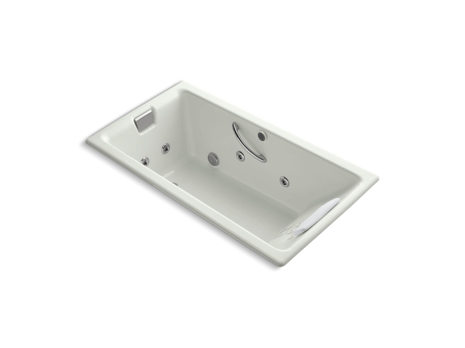 KOHLER K-856-M Tea-for-Two 66" x 36" drop-in whirlpool bath