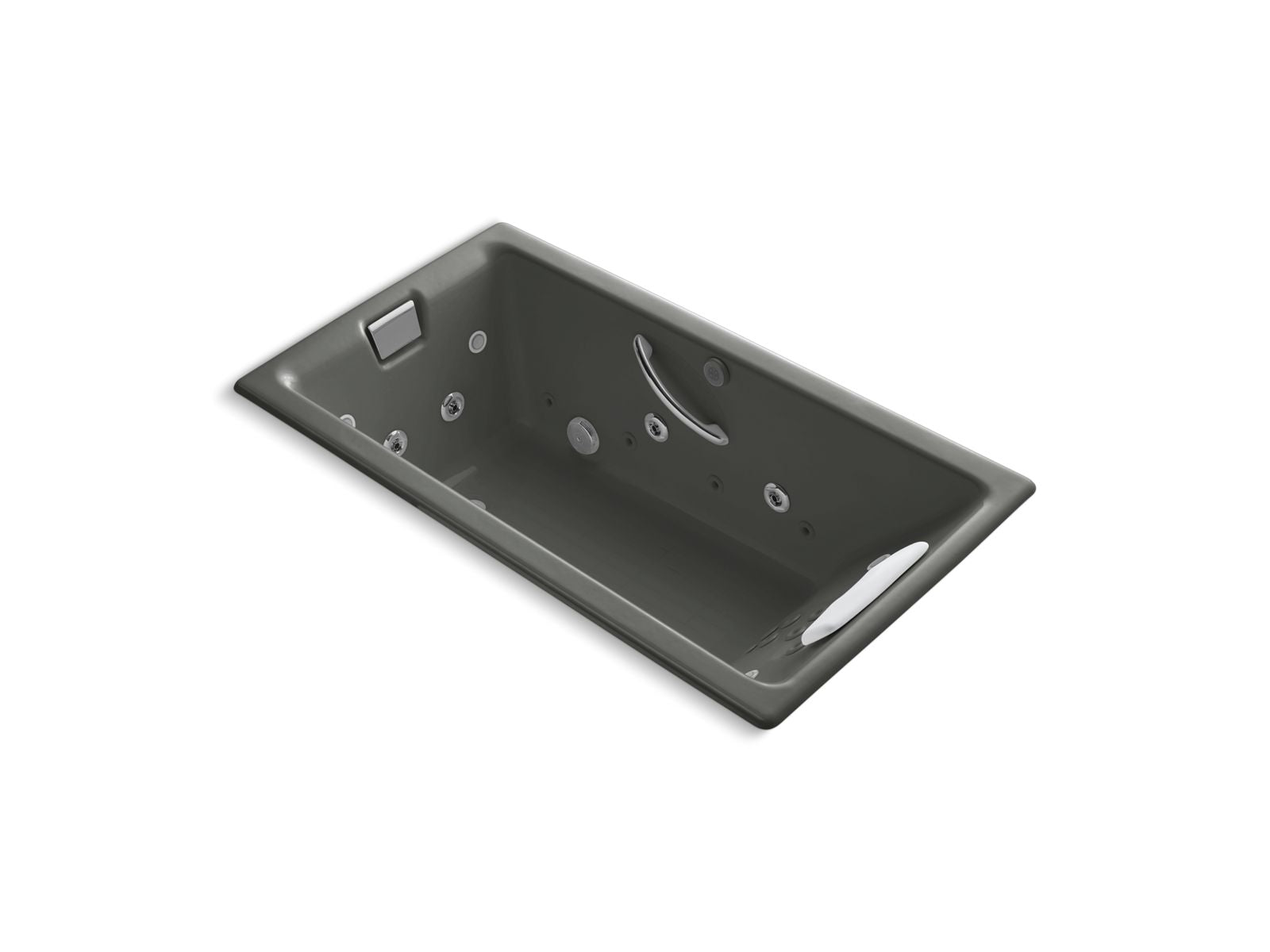 KOHLER K-856-V Tea-for-Two 66" x 36" drop-in Effervescence whirlpool bath