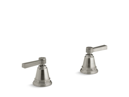 KOHLER K-T13141-4A Pinstripe Pure Deck-mount bath faucet handle trim with Lever design